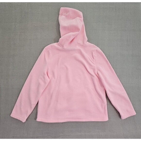 Athletech Hoodie Women's Large Pink Fleece Kangaroo Pockets Long Sleeve Warm - Picture 5 of 16